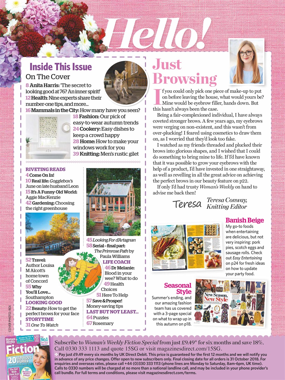 Woman's Weekly Preview Pages