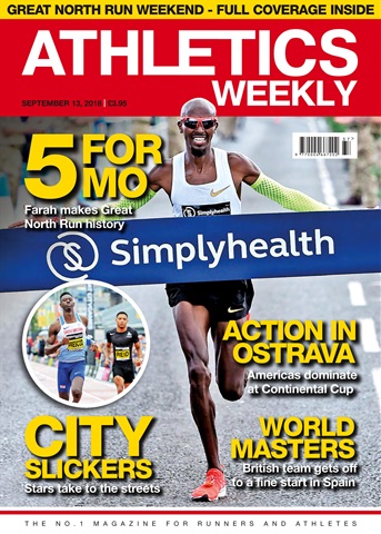 AW – Athletics Weekly Magazine issue 13 September 2018