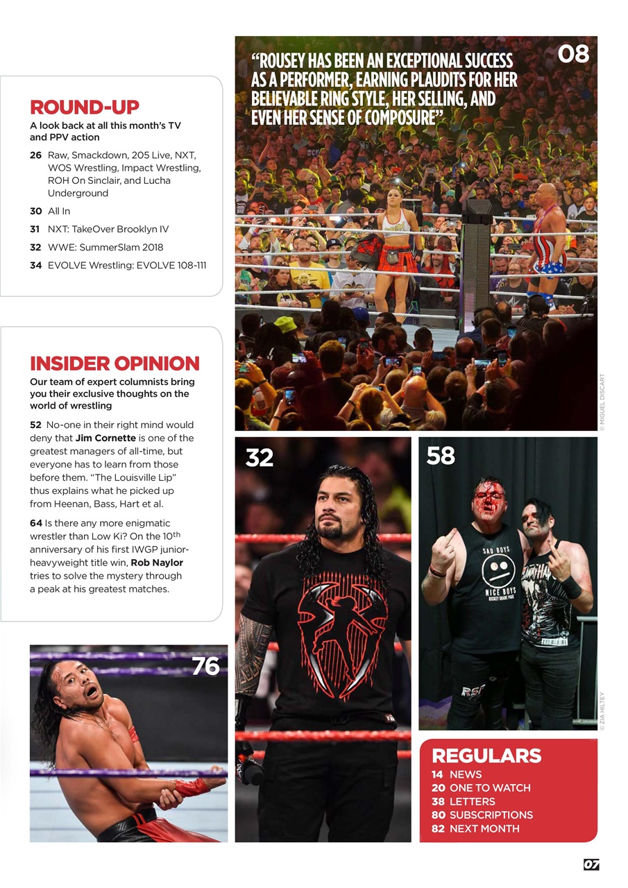 Wrestletalk Magazine Preview Pages