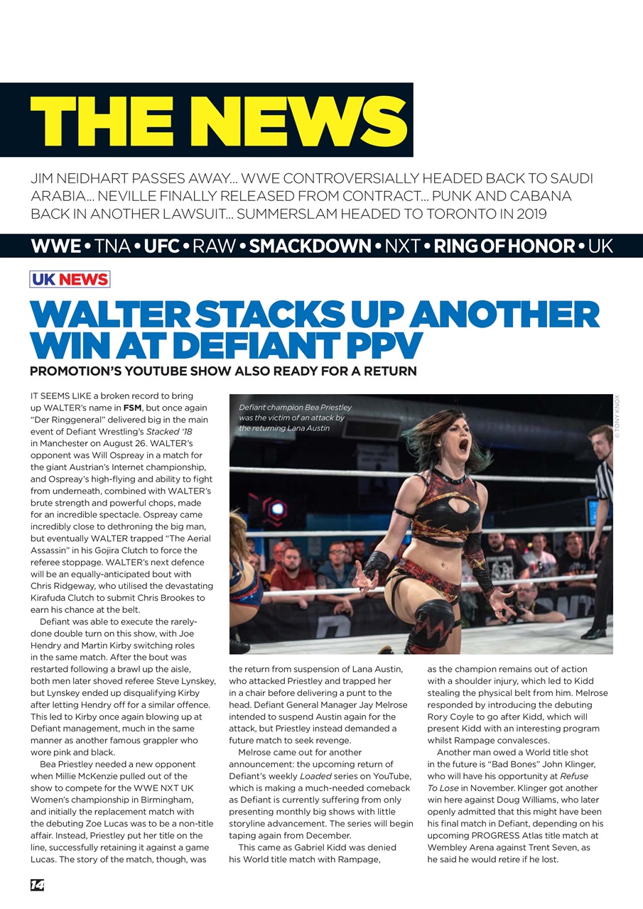 Wrestletalk Magazine Preview Pages