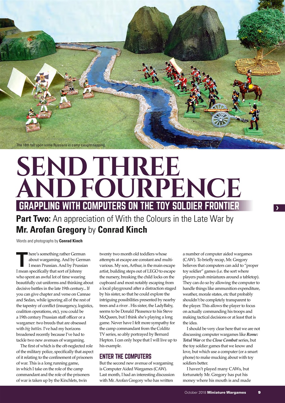 Miniature Wargames Preview Pages