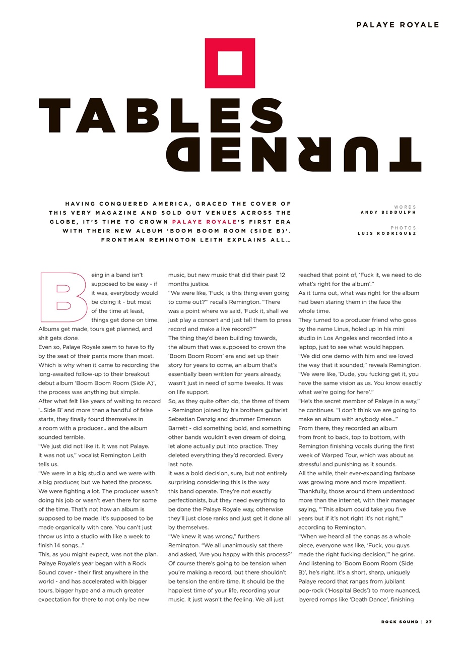 Rock Sound Magazine Preview Pages