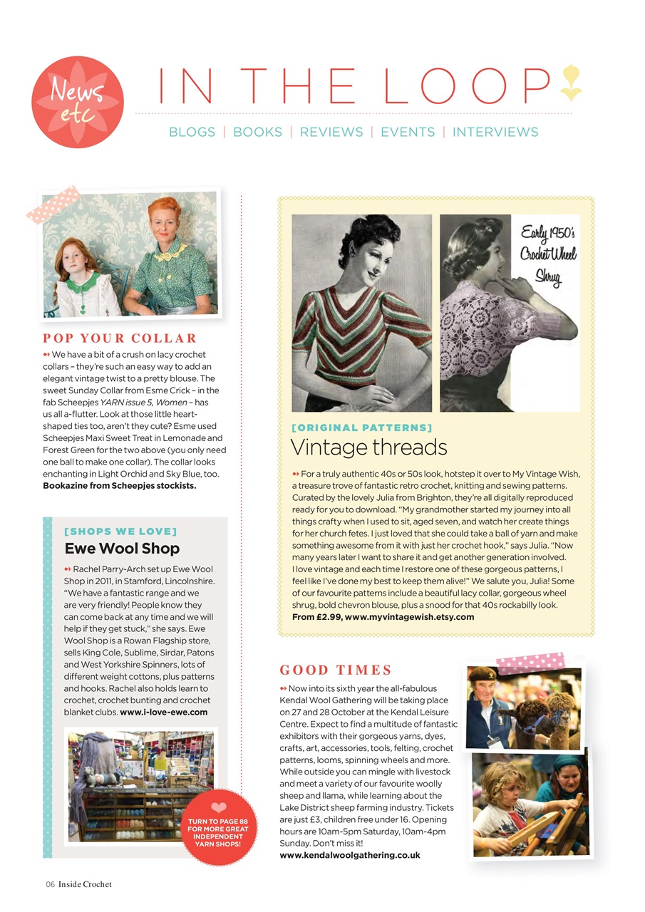 Inside Crochet Preview Pages