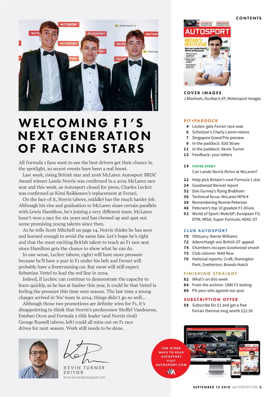 Autosport Preview Pages