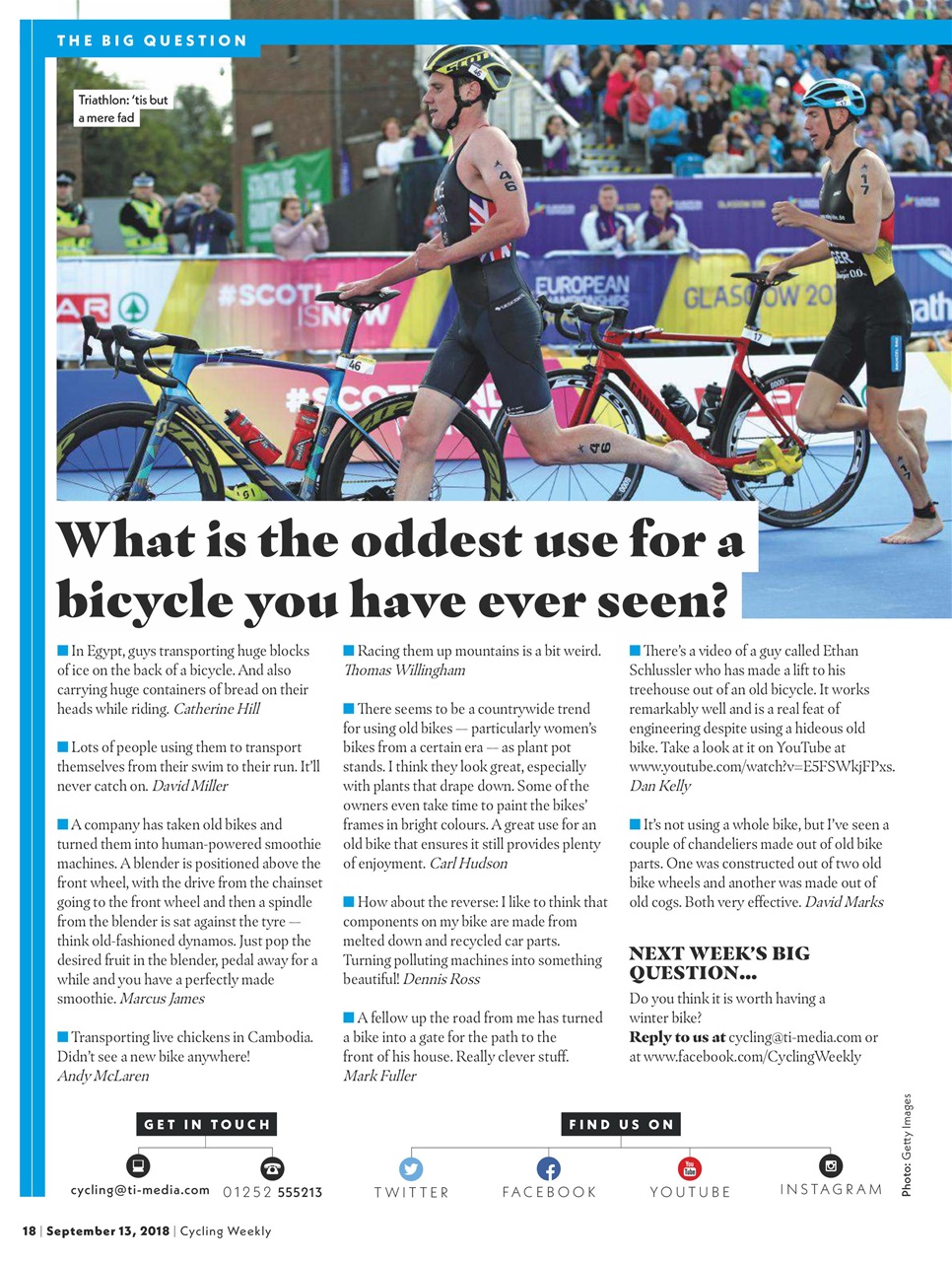 Cycling Weekly Preview Pages