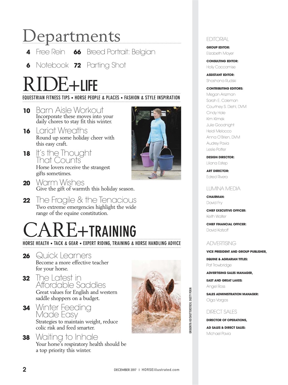 Horse Illustrated Magazine Preview Pages