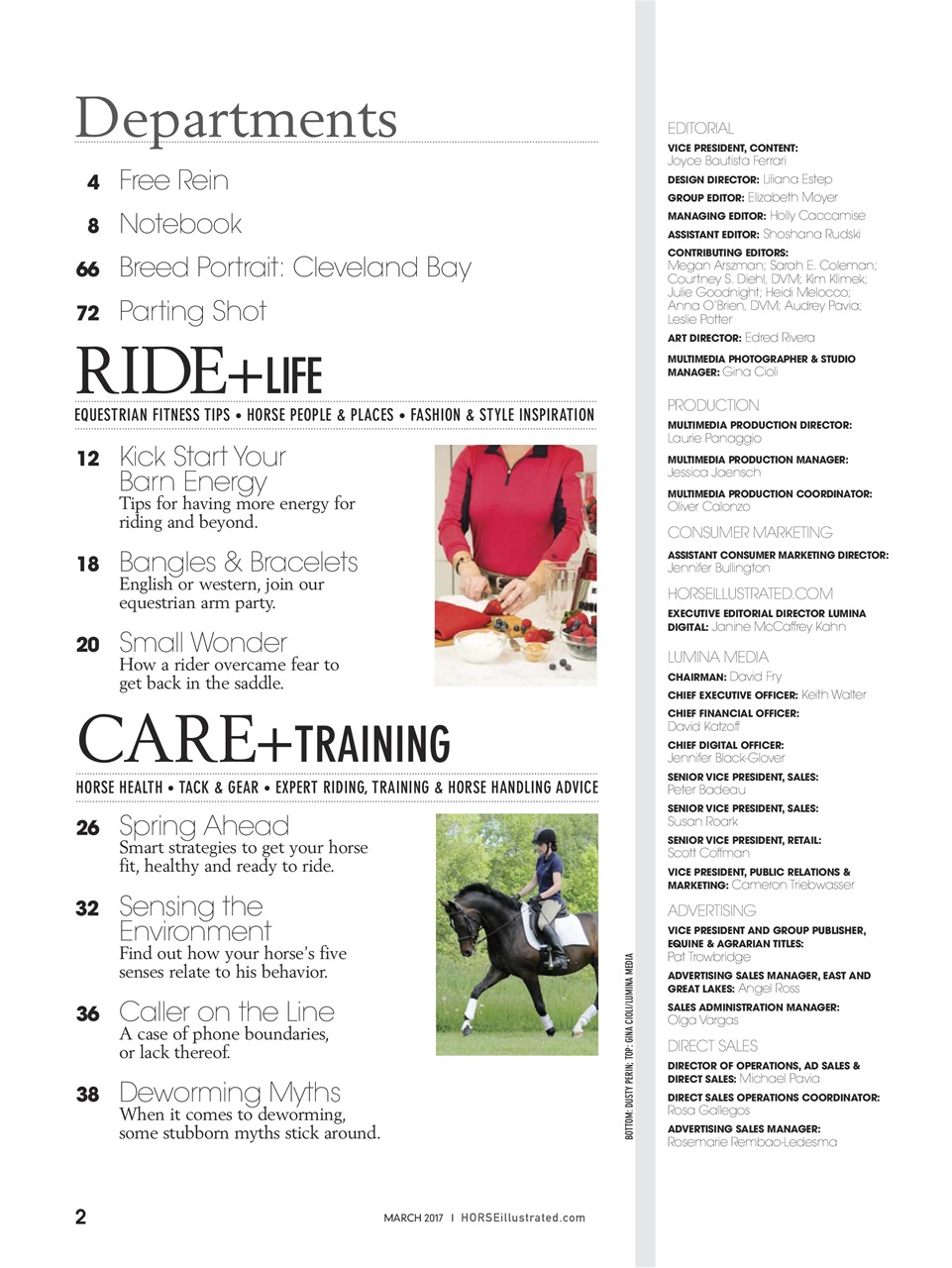 Horse Illustrated Magazine Preview Pages