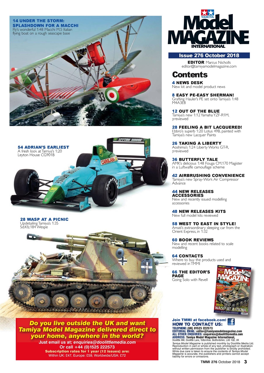 Tamiya Model Magazine Preview Pages