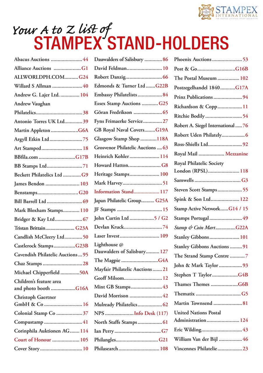 Stamp Collector Preview Pages