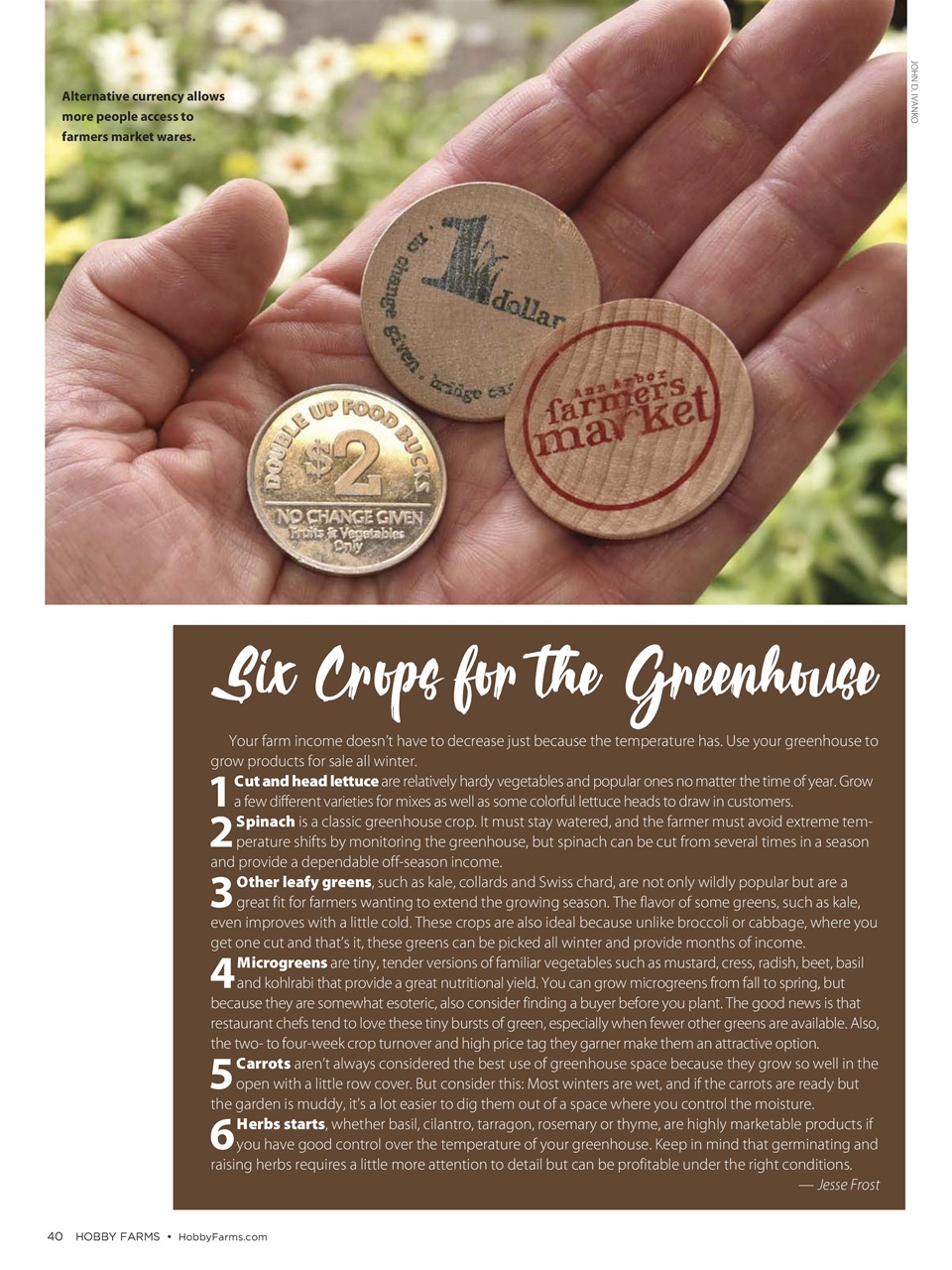 Hobby Farms Magazine Preview Pages