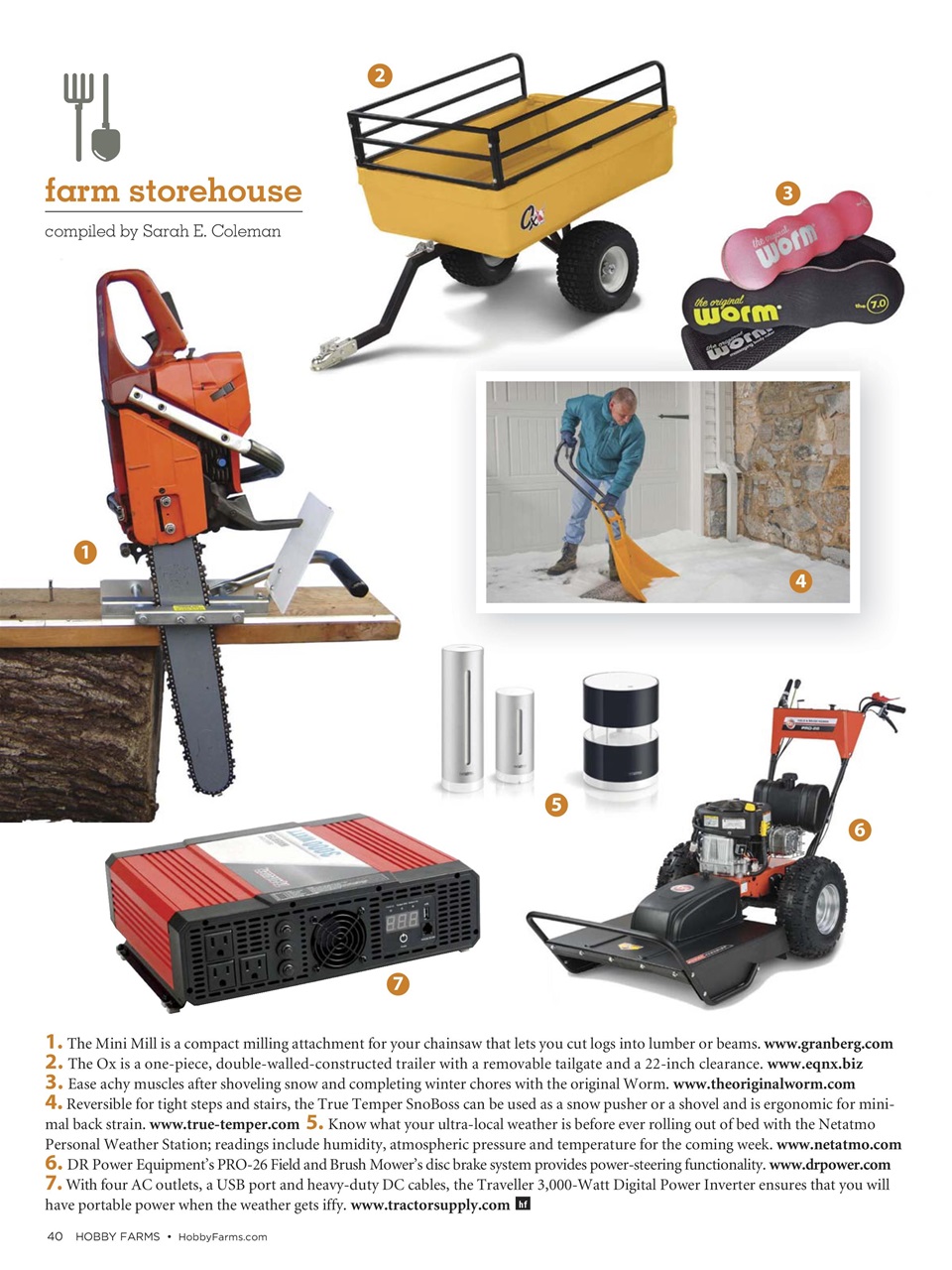 Hobby Farms Magazine Preview Pages