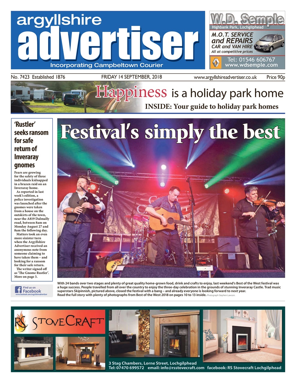 Argyllshire Advertiser Preview Pages