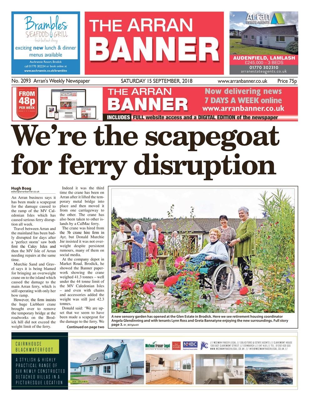 Arran Banner Preview Pages