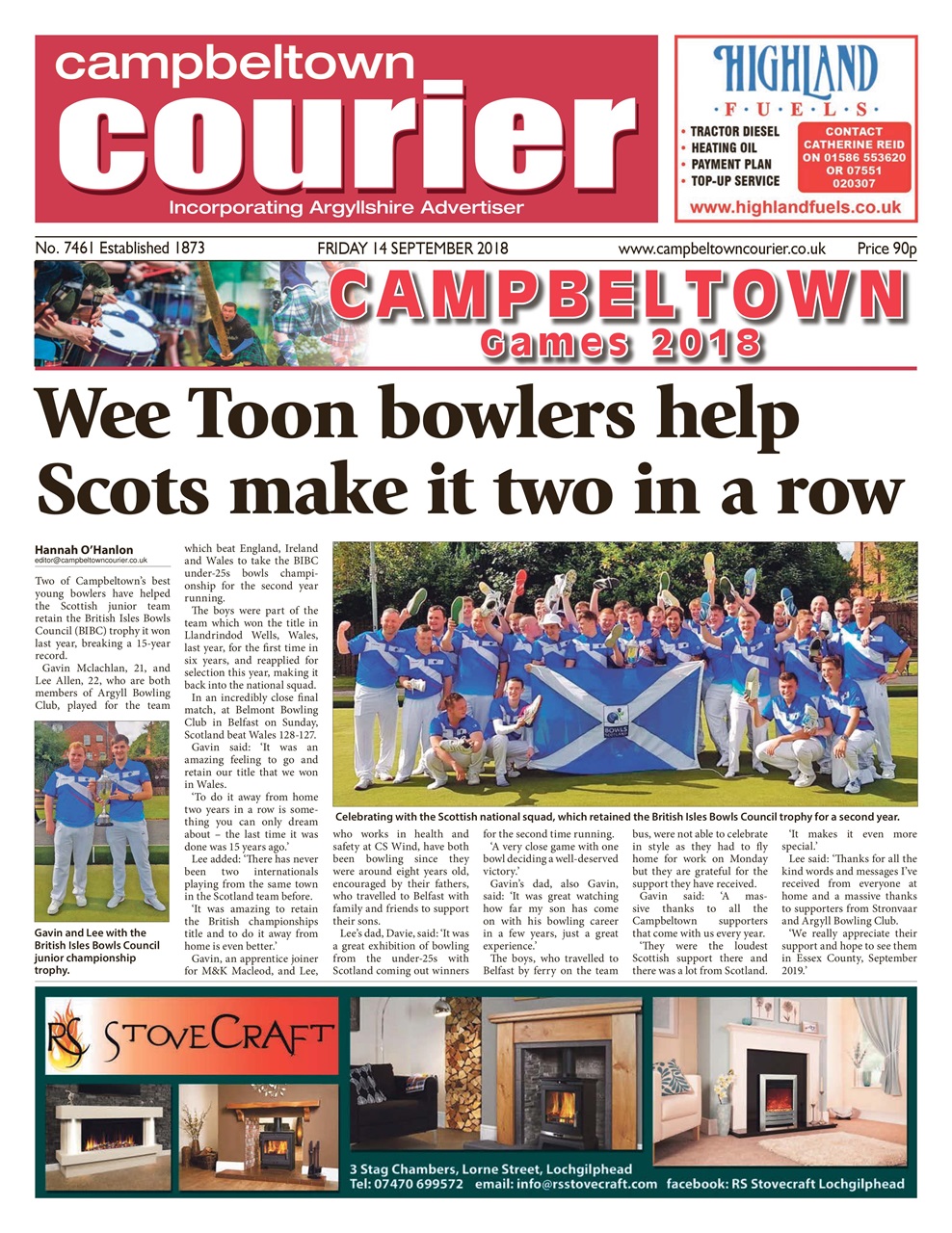 Campbeltown Courier Preview Pages