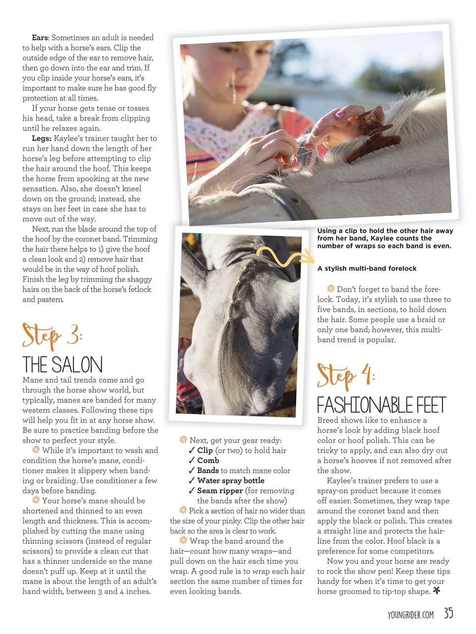 Young Rider Magazine Preview Pages