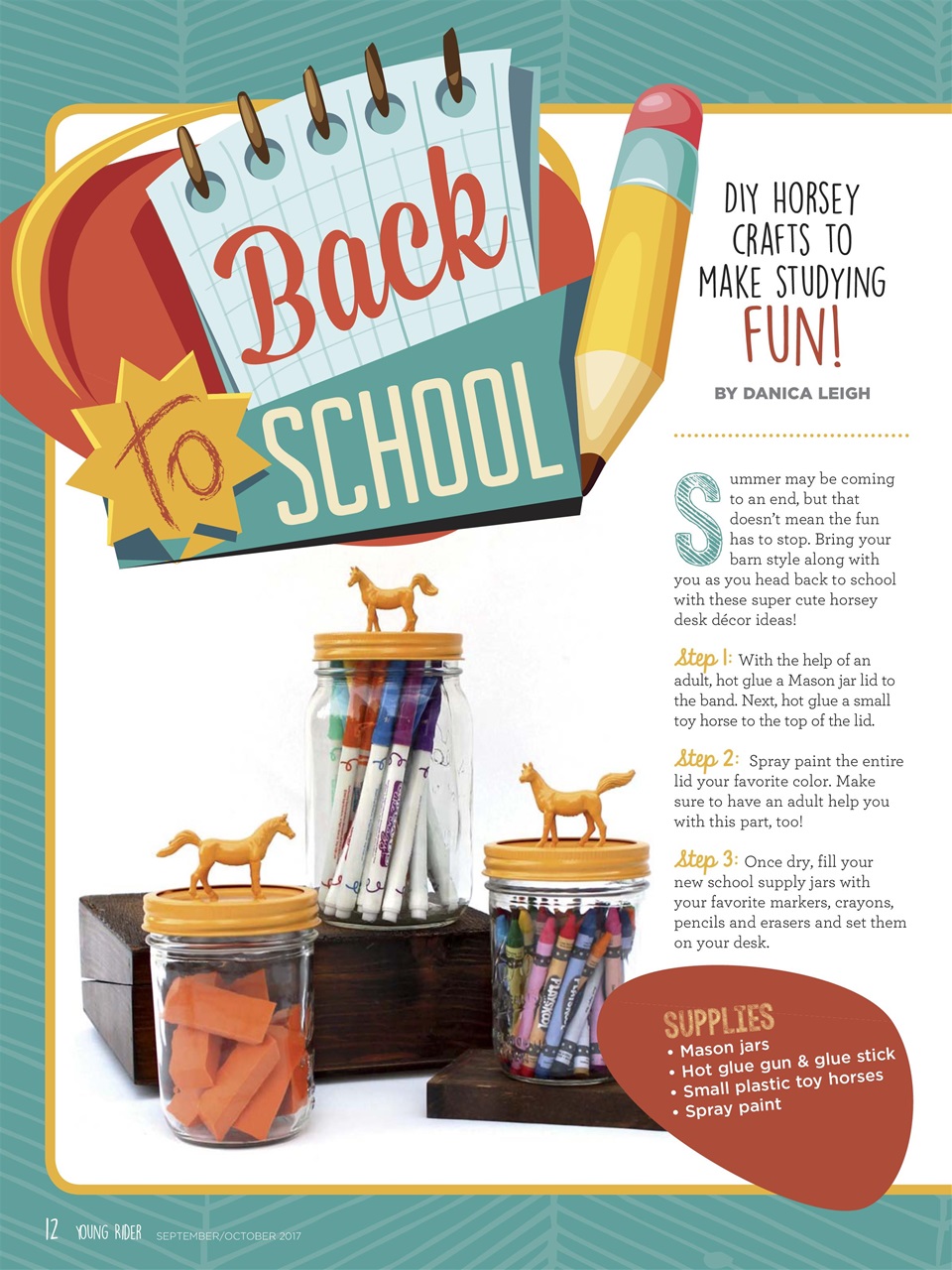 Young Rider Magazine Preview Pages