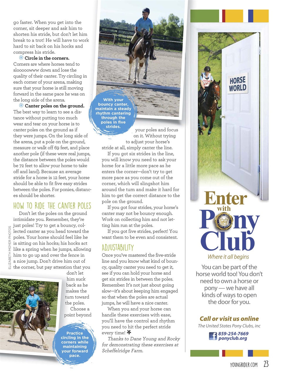 Young Rider Magazine Preview Pages