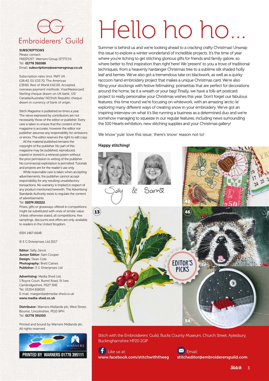 Stitch magazine Preview Pages