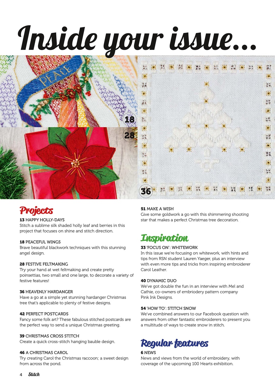 Stitch magazine Preview Pages