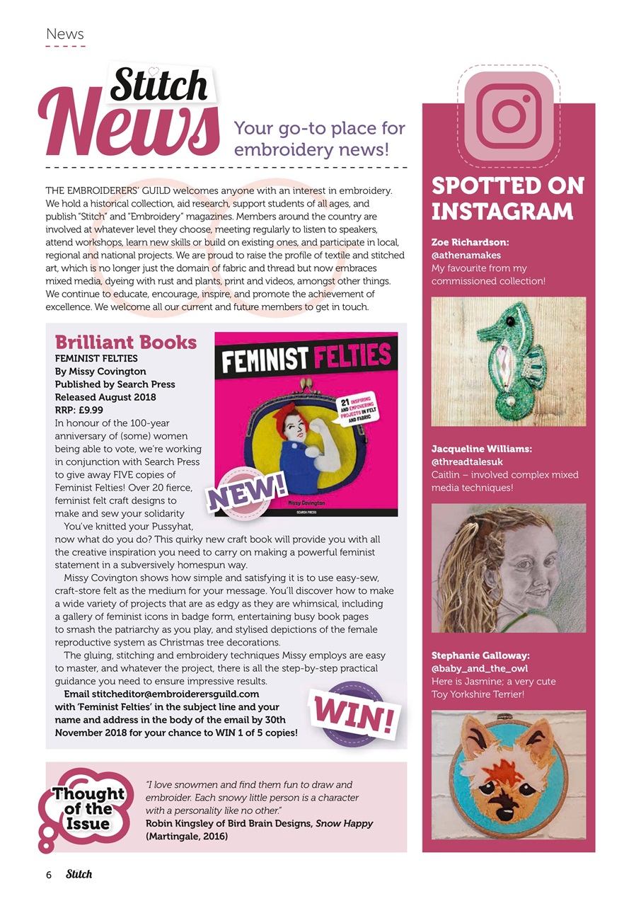 Stitch magazine Preview Pages