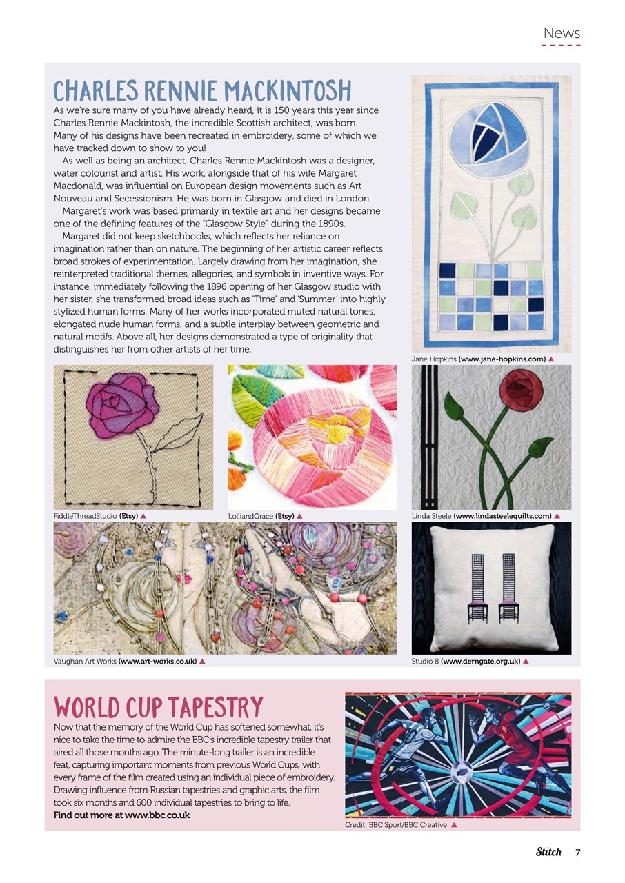 Stitch magazine Preview Pages