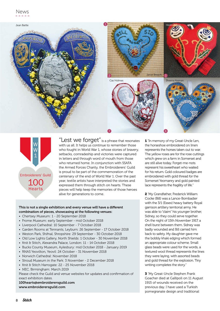 Stitch magazine Preview Pages