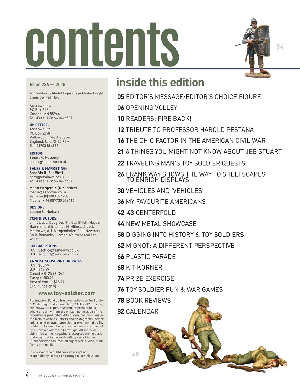 Toy Soldier & Model Figure Preview Pages
