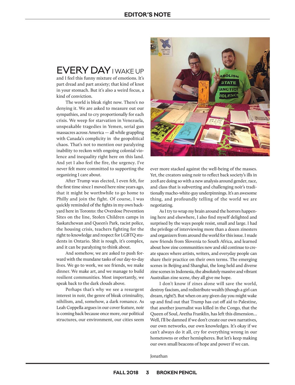 Broken Pencil Preview Pages