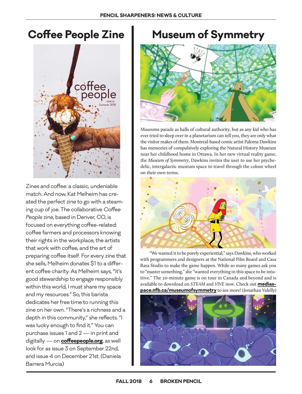 Broken Pencil Preview Pages