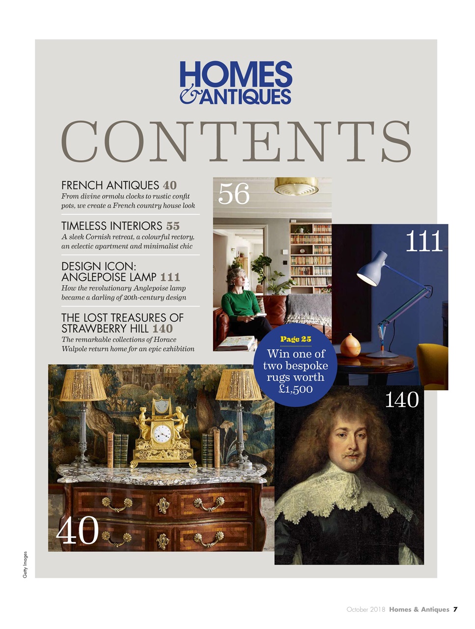 Homes & Antiques Magazine Preview Pages
