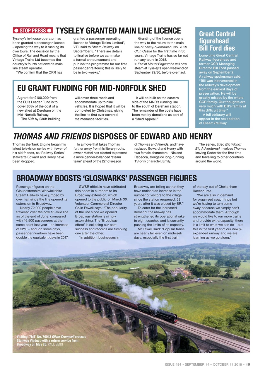 Steam Railway Preview Pages