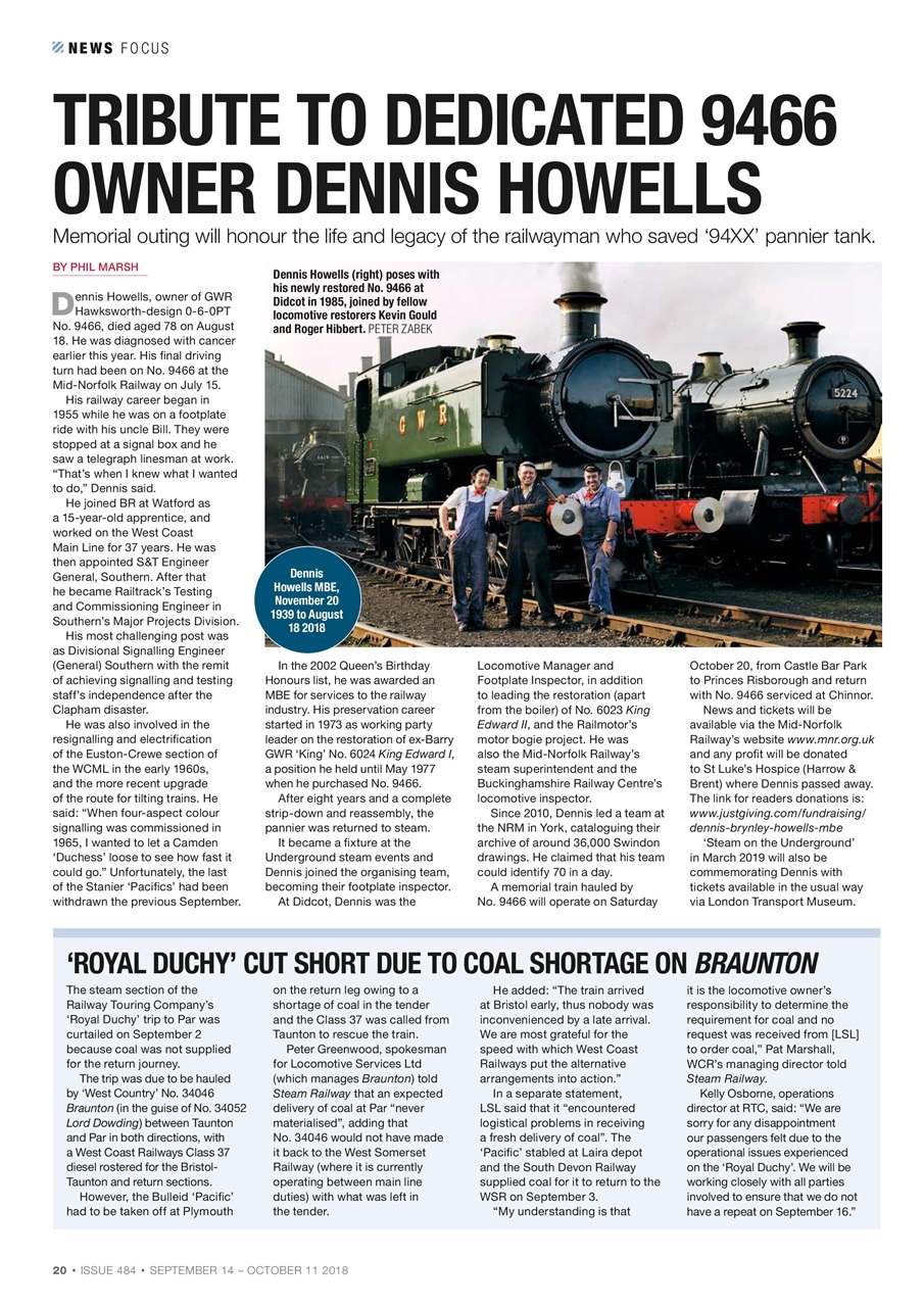 Steam Railway Preview Pages