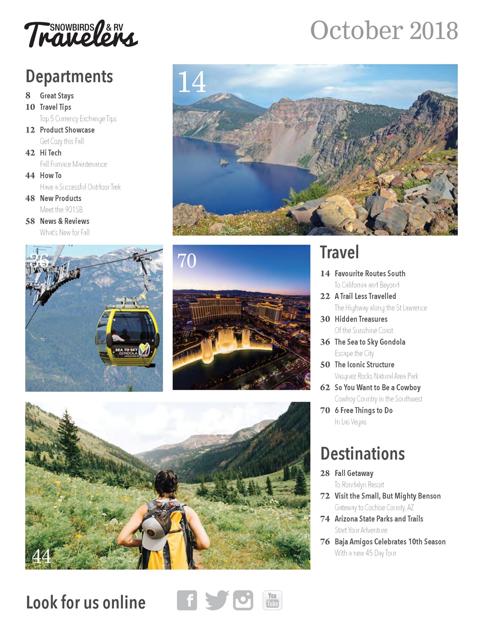 Snowbirds & RV Travelers Preview Pages