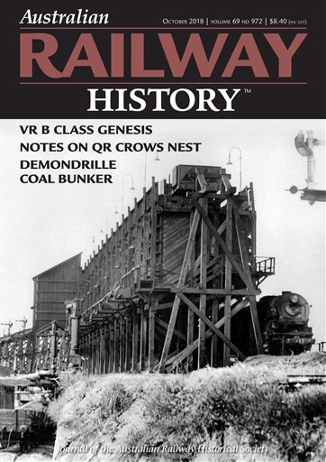 Australian Railway History issue 