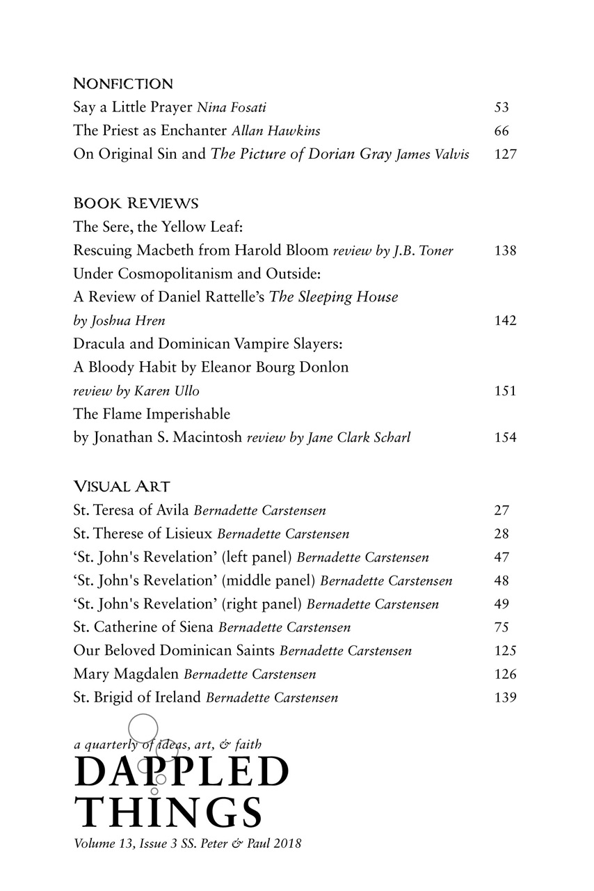 Dappled Things Preview Pages