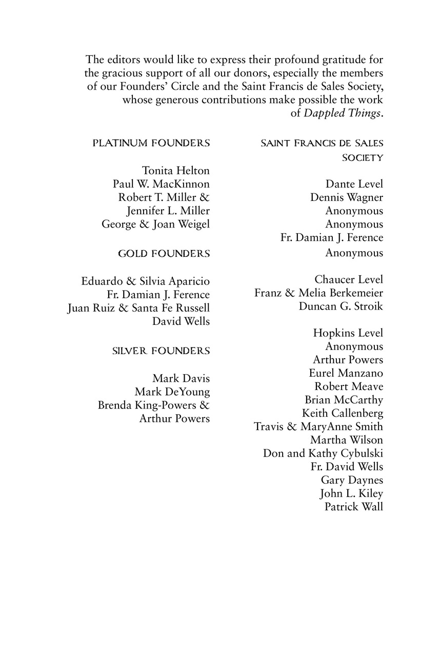 Dappled Things Preview Pages