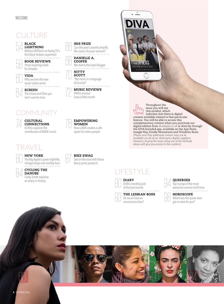 DIVA Magazine Preview Pages