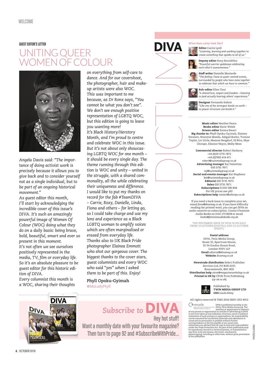 DIVA Magazine Preview Pages