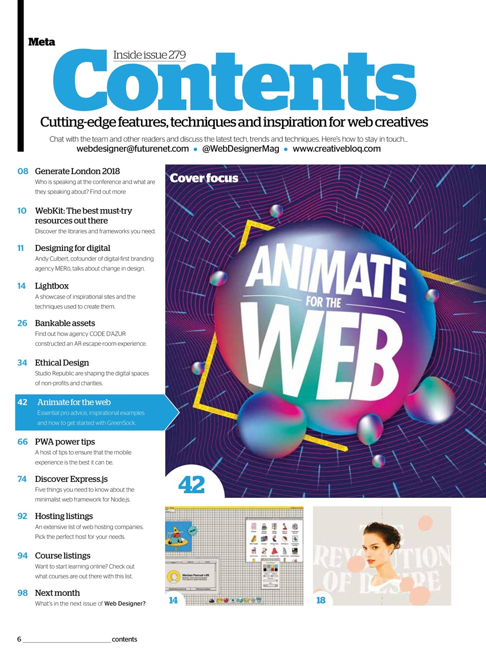 Web Designer Preview Pages