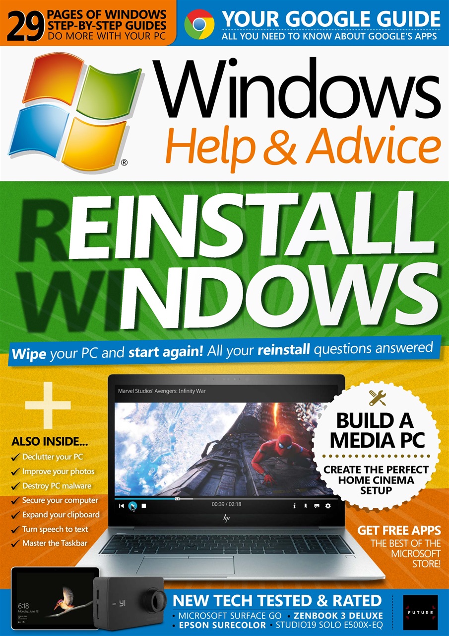 Windows Help & Advice Preview Pages