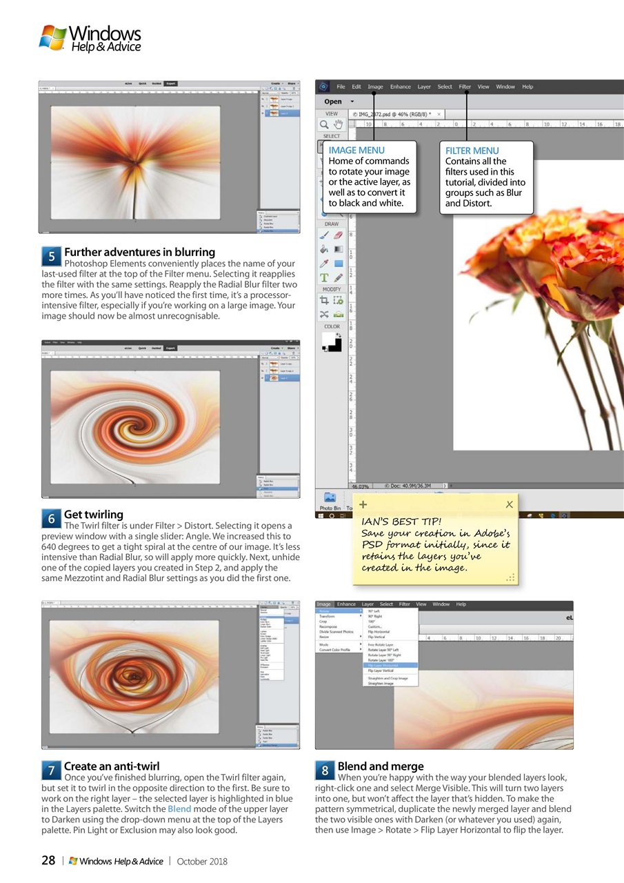 Windows Help & Advice Preview Pages