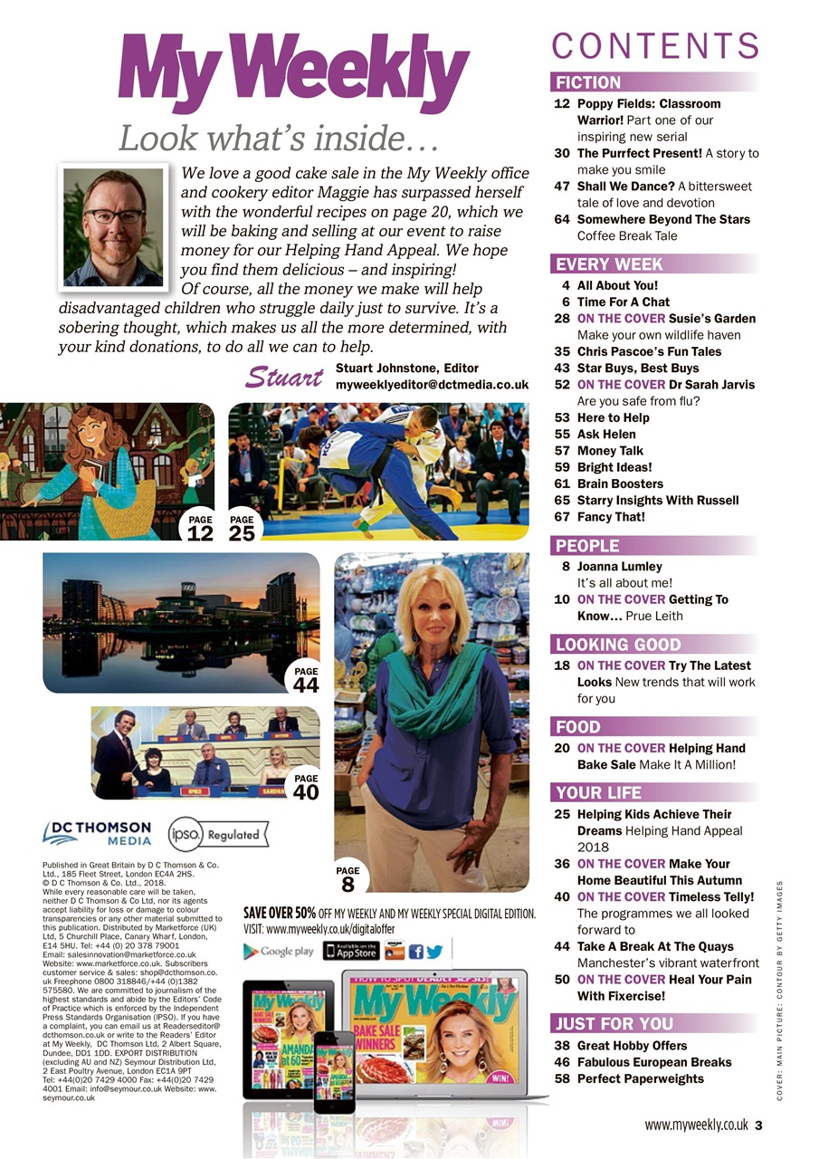 My Weekly Preview Pages