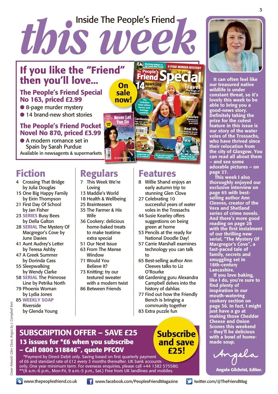 The People’s Friend Preview Pages