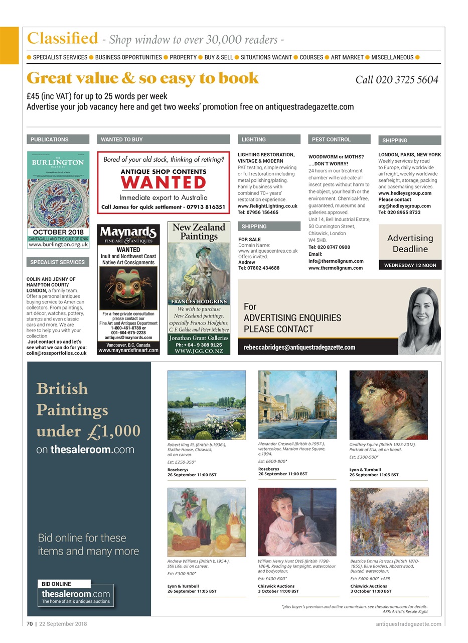 Antiques Trade Gazette Preview Pages