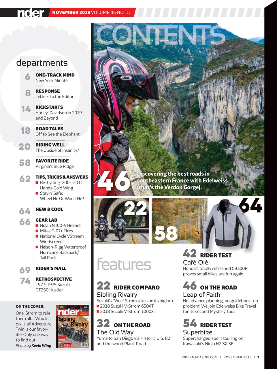 Rider Magazine Preview Pages
