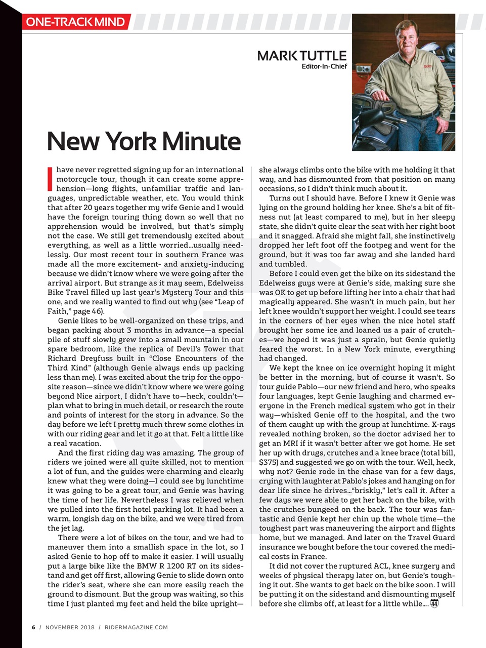 Rider Magazine Preview Pages