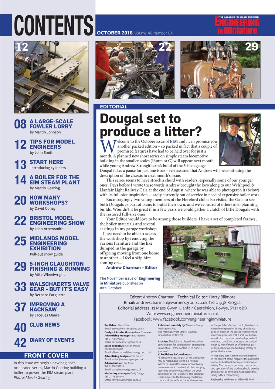 Engineering in Miniature Preview Pages