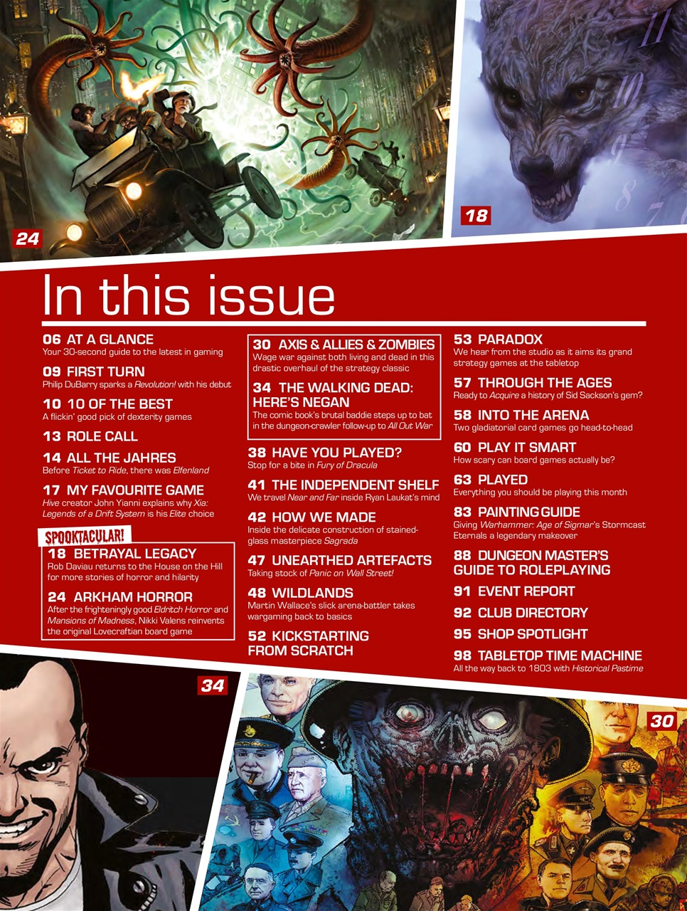 Tabletop Gaming Preview Pages