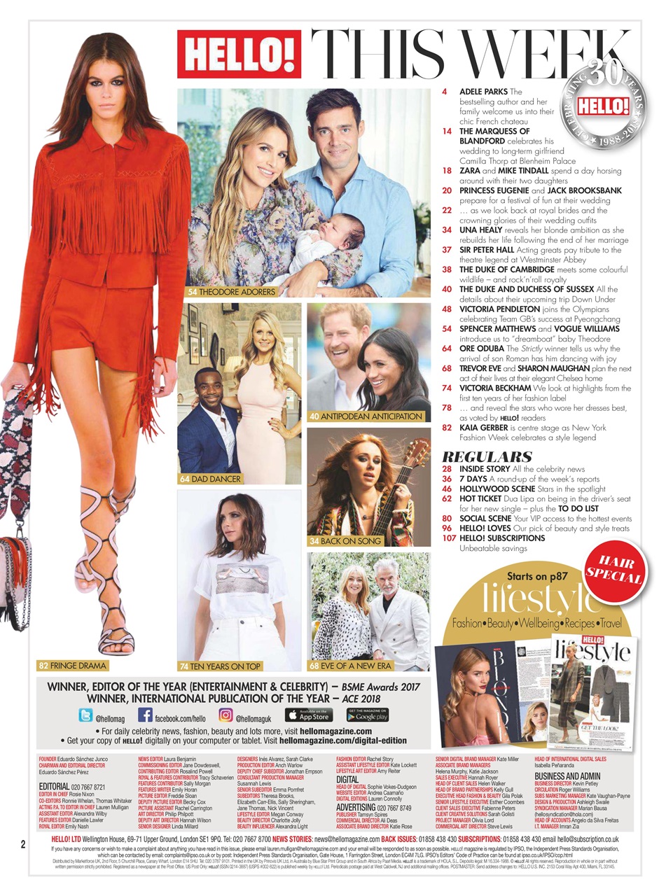 Hello! Magazine Preview Pages