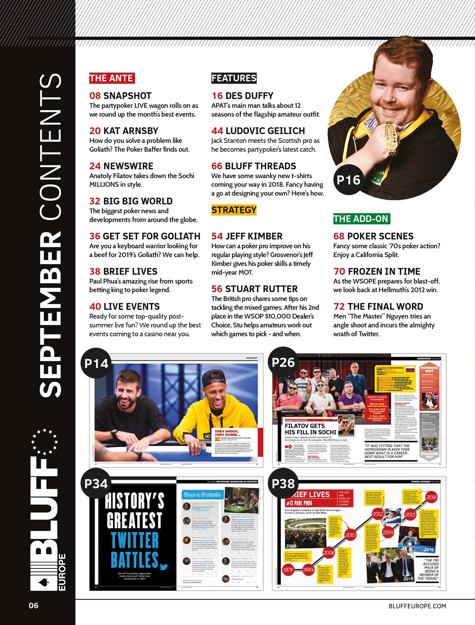 Bluff Europe Preview Pages